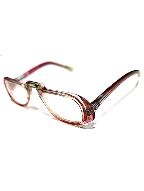 Givenchy Unico Vintage Sm Crystal Brown Red Square Eyeglasses main image 7